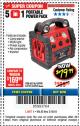 Harbor Freight Coupon 5-IN-1 PORTABLE POWER PACK Lot No. 60703/62747/63998/63746 Expired: 3/18/18 - $79.99