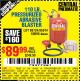 Harbor Freight Coupon 110 LB. PRESSURIZED ABRASIVE BLASTER Lot No. 69724/60696/95014 Expired: 9/29/15 - $89.99