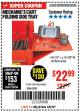 Harbor Freight Coupon MECHANIC'S CART FOLDING SIDE TRAYS Lot No. 64641/64642/62207/64725/64726/64724 Expired: 4/8/18 - $22.99