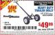 Harbor Freight Coupon HEAVY DUTY TRAILER DOLLY Lot No. 69898/37510/60533 Expired: 10/9/15 - $49.99