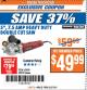 Harbor Freight ITC Coupon 5" DOUBLE CUT SAW Lot No. 63408/62448 Expired: 3/27/18 - $49.99