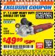 Harbor Freight ITC Coupon 5" DOUBLE CUT SAW Lot No. 63408/62448 Expired: 4/30/18 - $49.99