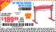 Harbor Freight Coupon 36" METAL BRAKE WITH STAND Lot No. 91012/62335/62518 Expired: 2/28/15 - $189.99