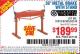 Harbor Freight Coupon 36" METAL BRAKE WITH STAND Lot No. 91012/62335/62518 Expired: 6/20/15 - $189.99
