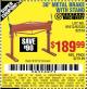 Harbor Freight Coupon 36" METAL BRAKE WITH STAND Lot No. 91012/62335/62518 Expired: 8/7/15 - $189.99