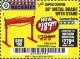 Harbor Freight Coupon 36" METAL BRAKE WITH STAND Lot No. 91012/62335/62518 Expired: 4/29/18 - $189.99