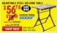 Harbor Freight Coupon ADJUSTABLE STEEL WELDING TABLE Lot No. 63069/61369 Expired: 8/31/16 - $56.78