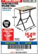 Harbor Freight Coupon ADJUSTABLE STEEL WELDING TABLE Lot No. 63069/61369 Expired: 2/25/18 - $54.99