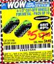 Harbor Freight Coupon WARRIOR 4-1/2" CUT-OFF WHEELS FOR METAL - PACK OF 10 Lot No. 61195/45430 Expired: 7/18/15 - $5