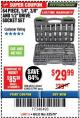 Harbor Freight Coupon 64 PIECE 1/4", 3/8", AND 1/2" SOCKET SET Lot No. 67995/69261/63461/63462 Expired: 3/25/18 - $29.99