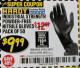 Harbor Freight Coupon 9 MIL POWDER-FREE NITRILE INDUSTRIAL GLOVE PACK OF 50 Lot No. 68510/61742/68511/61744/68512/61743 Expired: 2/28/18 - $9.99