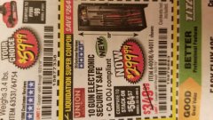 Harbor Freight Coupon BAUER 20 VOLT LITHIUM CORDLESS 1/2" COMPACT DRILL/DRIVER KIT Lot No. 64754/63531 Expired: 10/31/19 - $59.99