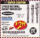 Harbor Freight Coupon 3 PIECE HEX DRILL SOCKET DRIVER SET Lot No. 63909/42191/63928/68513 Expired: 5/31/17 - $2.99