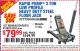 Harbor Freight Coupon RAPID PUMP 3 TON LOW PROFILE HEAVY DUTY STEEL FLOOR JACK Lot No. 64264/64266/64879/64881/61282/62326/61253 Expired: 10/1/15 - $79.99