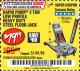 Harbor Freight Coupon RAPID PUMP 3 TON LOW PROFILE HEAVY DUTY STEEL FLOOR JACK Lot No. 64264/64266/64879/64881/61282/62326/61253 Expired: 12/11/17 - $79.99