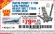Harbor Freight Coupon RAPID PUMP 3 TON LOW PROFILE HEAVY DUTY STEEL FLOOR JACK Lot No. 64264/64266/64879/64881/61282/62326/61253 Expired: 4/1/15 - $79.99
