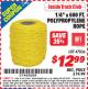 Harbor Freight ITC Coupon 1/4" X 600 FT. POLYPROPYLENE ROPE Lot No. 47836/62751 Expired: 5/31/15 - $12.99