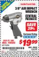 Harbor Freight ITC Coupon 3/8" AIR IMPACT WRENCH Lot No. 93296 Expired: 4/30/15 - $19.99