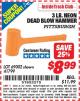 Harbor Freight ITC Coupon 3 LB. NEON DEAD BLOW HAMMER Lot No. 69002/41799 Expired: 2/28/15 - $8.99