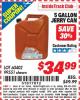 Harbor Freight ITC Coupon 5 GALLON JERRY CAN Lot No. 60402/99551 Expired: 2/28/15 - $34.99