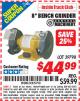 Harbor Freight ITC Coupon 3/4 HP, 8" BENCH GRINDER Lot No. 39798 Expired: 6/30/15 - $44.99