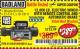 Harbor Freight Coupon 12,000 LB. ELECTRIC WINCH WITH REMOTE CONTROL AND AUTOMATIC BRAKE Lot No. 68142/61256/60813/61889 Expired: 9/10/17 - $289.99