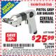 Harbor Freight ITC Coupon PISTOL GRIP AIR SHEARS Lot No. 98580 Expired: 7/31/15 - $25.99