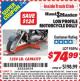 Harbor Freight ITC Coupon LOW PROFILE MOTORCYCLE DOLLY Lot No. 95896 Expired: 1/31/16 - $74.99