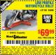 Harbor Freight Coupon LOW PROFILE MOTORCYCLE DOLLY Lot No. 95896 Expired: 8/21/15 - $69.99