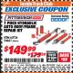 Harbor Freight ITC Coupon 7 PIECE HYDRAULIC AUTO BODY/FRAME REPAIR KIT Lot No. 60726/94681 Expired: 4/30/18 - $149.99