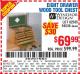 Harbor Freight Coupon EIGHT DRAWER WOOD TOOL CHEST Lot No. 62585/94538 Expired: 10/17/15 - $69.99