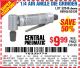Harbor Freight Coupon AIR ANGLE DIE GRINDER Lot No. 32046/69945/62439 Expired: 9/29/15 - $9.99