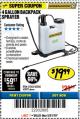 Harbor Freight Coupon 4 GALLON BACKPACK SPRAYER Lot No. 93302/61368/63036/63092 Expired: 5/31/18 - $19.99