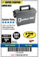 Harbor Freight Coupon AMMO BOX Lot No. 61451/63135 Expired: 5/31/18 - $2.99