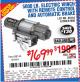 Harbor Freight Coupon 5000 LB. ELECTRIC WINCH WITH REMOTE CONTROL AND AUTOMATIC BRAKE Lot No. 61384/61605/68144 Expired: 4/6/15 - $169.99