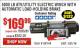 Harbor Freight Coupon 5000 LB. ELECTRIC WINCH WITH REMOTE CONTROL AND AUTOMATIC BRAKE Lot No. 61384/61605/68144 Expired: 1/31/16 - $169.99