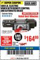 Harbor Freight Coupon 5000 LB. ELECTRIC WINCH WITH REMOTE CONTROL AND AUTOMATIC BRAKE Lot No. 61384/61605/68144 Expired: 3/25/18 - $164.99