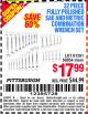 Harbor Freight Coupon 32 PIECE FULLY POLISHED SAE & METRIC COMBINATION WRENCH SET Lot No. 68854/61261 Expired: 8/29/15 - $17.99
