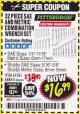 Harbor Freight Coupon 32 PIECE FULLY POLISHED SAE & METRIC COMBINATION WRENCH SET Lot No. 68854/61261 Expired: 4/30/18 - $16.99