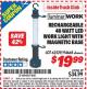 Harbor Freight ITC Coupon RECHARGEABLE 40 WATT LED WORK LIGHT WITH MAGNETIC BASE Lot No. 62529/94668 Expired: 1/31/16 - $19.99