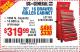 Harbor Freight Coupon 26", 16 DRAWER ROLLER CABINET Lot No. 67831/61609 Expired: 6/1/15 - $319.99