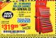 Harbor Freight Coupon 26", 16 DRAWER ROLLER CABINET Lot No. 67831/61609 Expired: 12/10/16 - $319.99