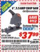 Harbor Freight ITC Coupon 6" 5.5 AMP CUT-OFF SAW Lot No. 41453/61204/61659/69438 Expired: 4/30/16 - $37.99