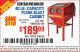 Harbor Freight Coupon 40 LB. CAPACITY FLOOR BLAST CABINET Lot No. 68893/62144/93608 Expired: 3/13/15 - $189.99
