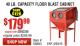 Harbor Freight Coupon 40 LB. CAPACITY FLOOR BLAST CABINET Lot No. 68893/62144/93608 Expired: 4/30/15 - $179.99