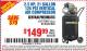 Harbor Freight Coupon 2.5 HP, 21 GALLON 125 PSI VERTICAL AIR COMPRESSOR Lot No. 67847/61454/61693/69091/62803/63635 Expired: 9/6/15 - $149.99