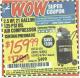 Harbor Freight Coupon 2.5 HP, 21 GALLON 125 PSI VERTICAL AIR COMPRESSOR Lot No. 67847/61454/61693/69091/62803/63635 Expired: 1/24/16 - $159.99