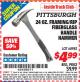 Harbor Freight ITC Coupon 24 OZ. FRAMING/RIP HAMMER WITH FIBERGLASS HANDLE Lot No. 68983 Expired: 7/31/15 - $4.99