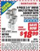 Harbor Freight ITC Coupon 9 PIECE 3/8" DRIVE BOLT EXTRACTOR SOCKET SETS Lot No. 67897/67894 Expired: 3/31/15 - $18.99