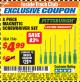 Harbor Freight ITC Coupon 8 PIECE MAGNETIC SCREWDRIVER SET Lot No. 7386 Expired: 12/31/17 - $4.99